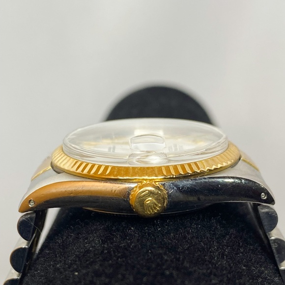Rolex Oyster Perpetual Watch 36mm Datejust Stainless 18K Gold Roman Numerals - Picture 2 of 9